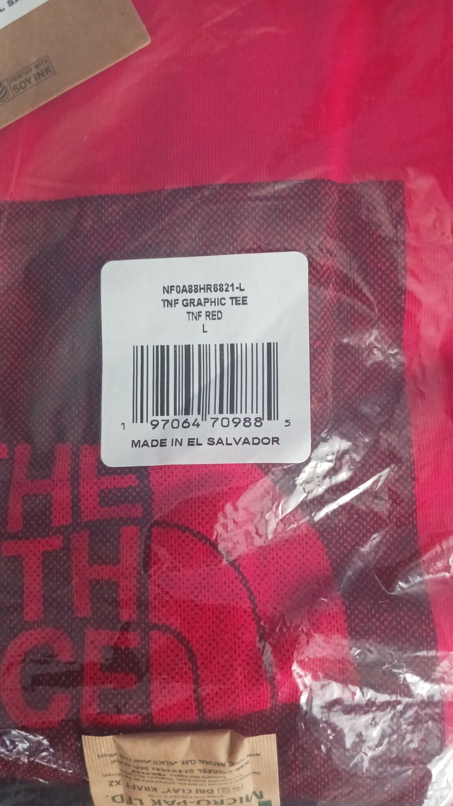 Supreme The North Face S/S Top Graphic Tee,SS24 Red,Size Large gallery