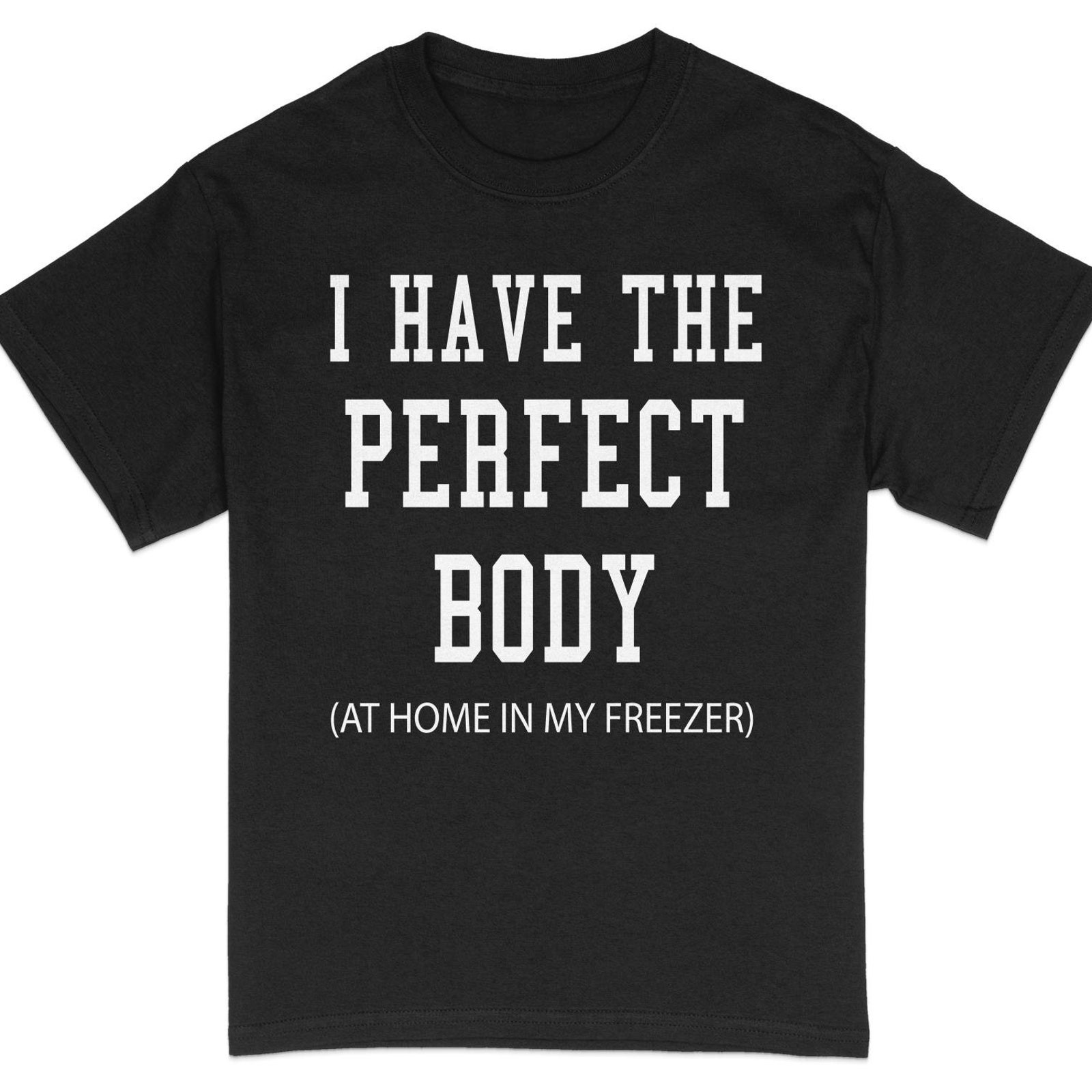 Funny Body Positive T-Shirt, Sarcastic Fitness Tee, Perfect Body Humor, Unisex G gallery
