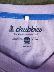 Chubbies The Weekend Has Arrived T-Shirt Size 2XL Graphic Beach Purple Tee