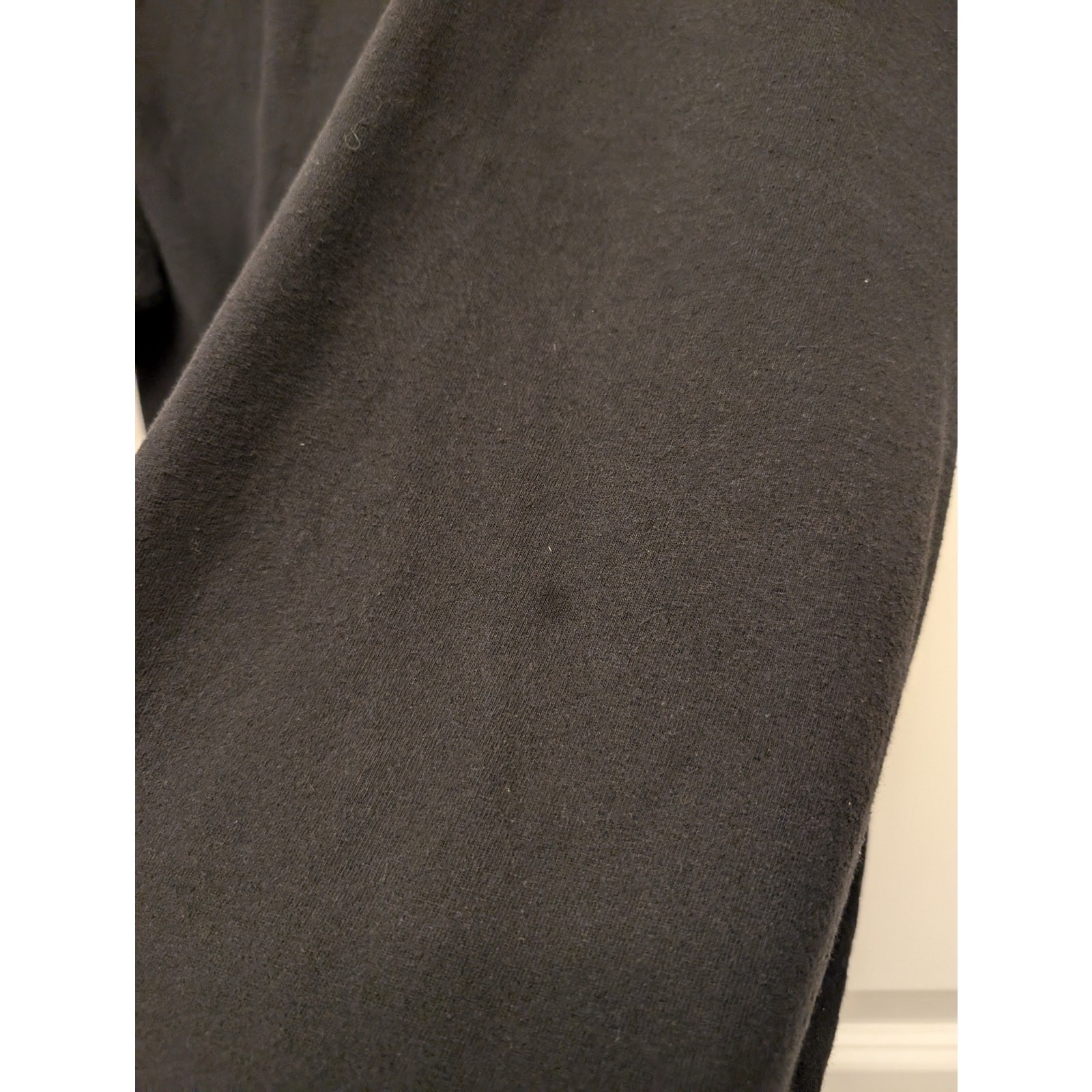 Hanes American Lineman Crewneck T-Shirt Short Sleeve Black Men's Size L Utility gallery