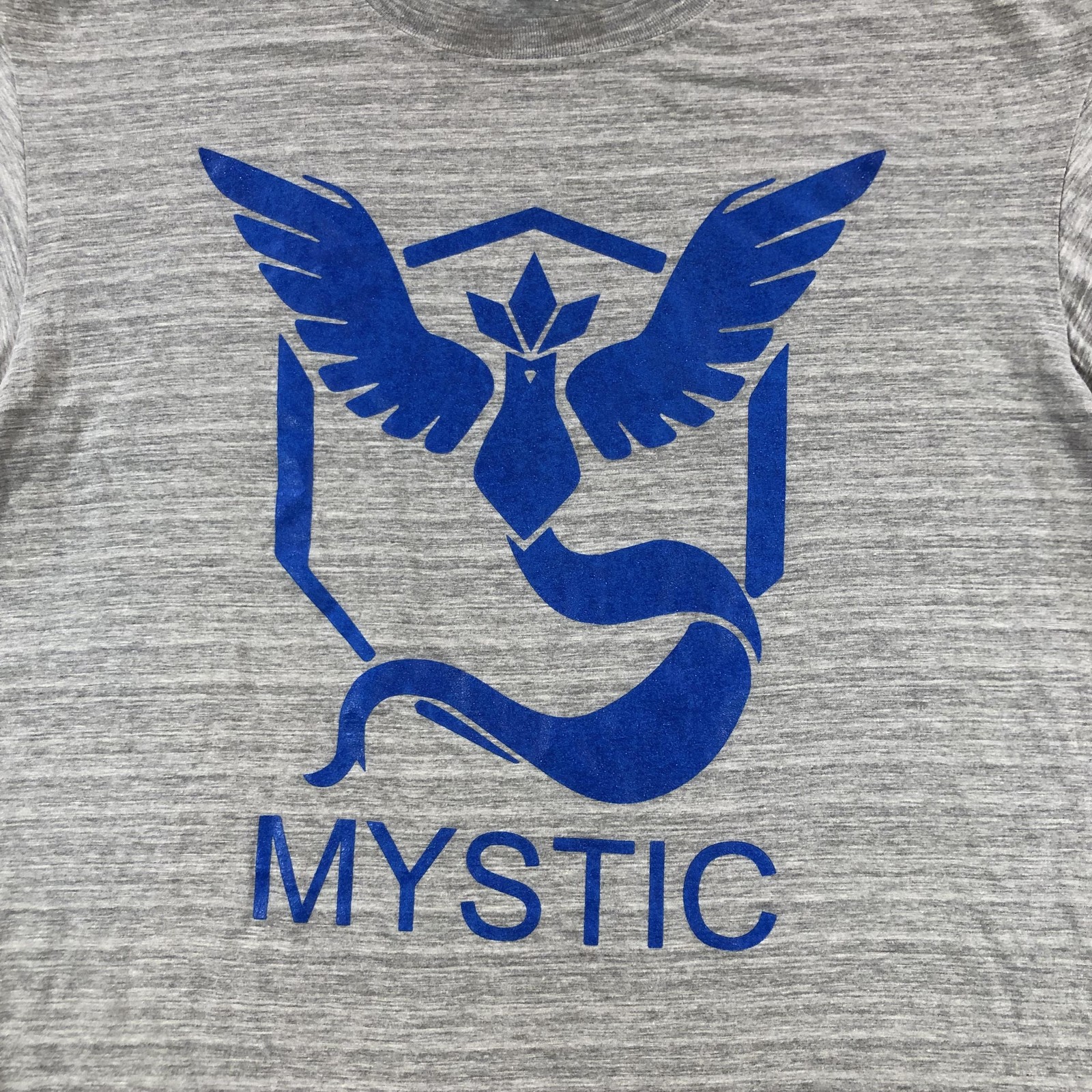 Pokemon Go Team Mystic Shirt Mens Large Heather Gray Graphic Crewneck T-Shirt gallery