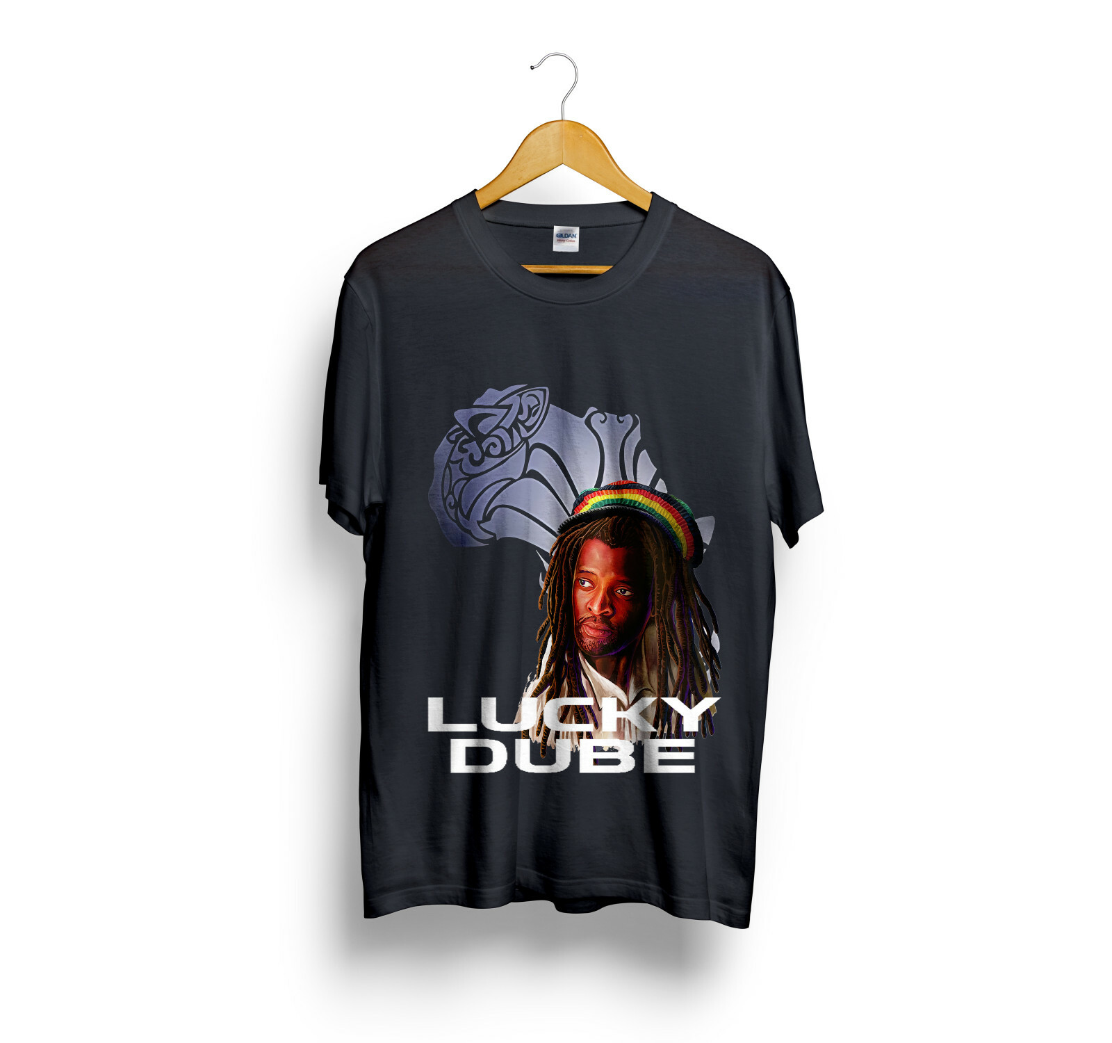 Lucky Dube Black T-Shirt Size S-5XL gallery