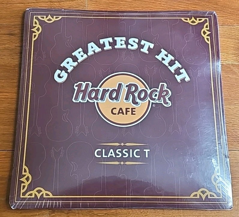 Hardrock Cafe Greatest Hit Nashville 100% Combed Cotton Album T-Shirt Large NEW