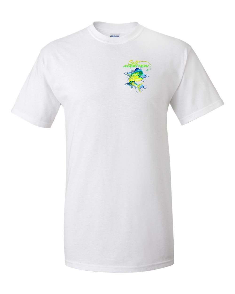 Salt Addiction Saltwater Dolphin Fishing Short Sleeve T Shirt Mahi Mahi Ocean gallery