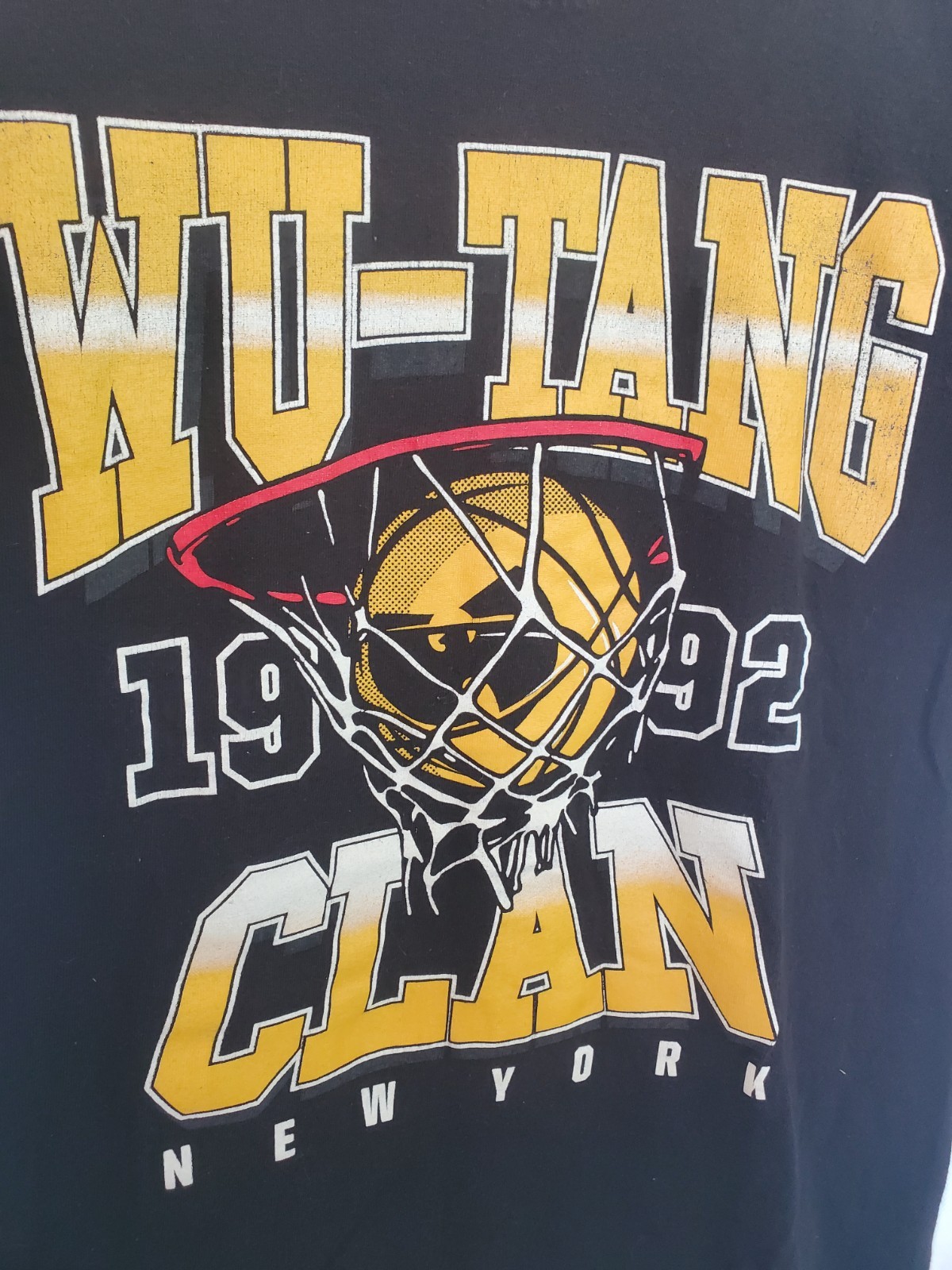 Wu-Tang Clan 1992 New York Graphic T Shirt Mens Small Black Hip Hop gallery