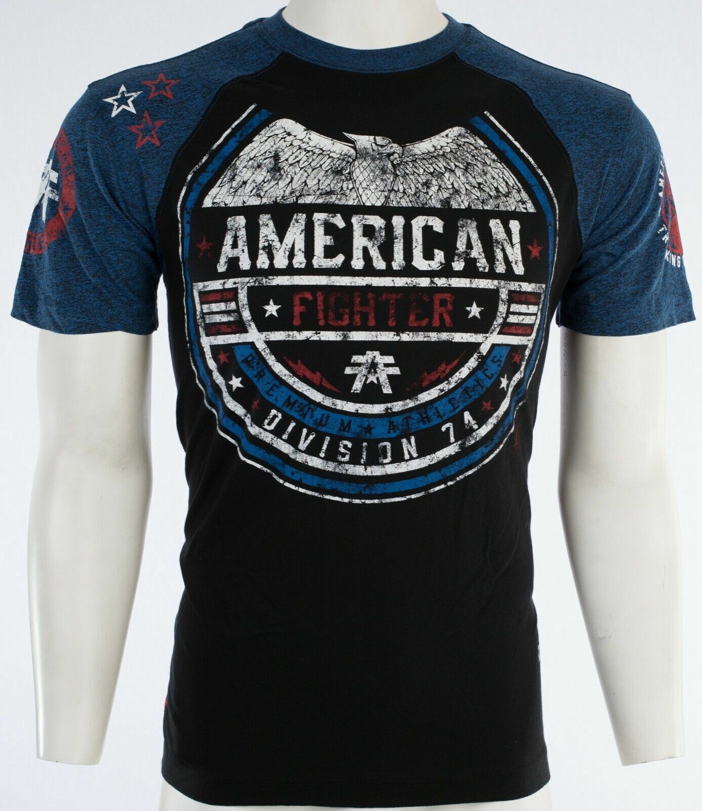 AMERICAN FIGHTER Sherman Eagle Black Athletic Mens Crewneck T-shirt M-3XL NWT gallery