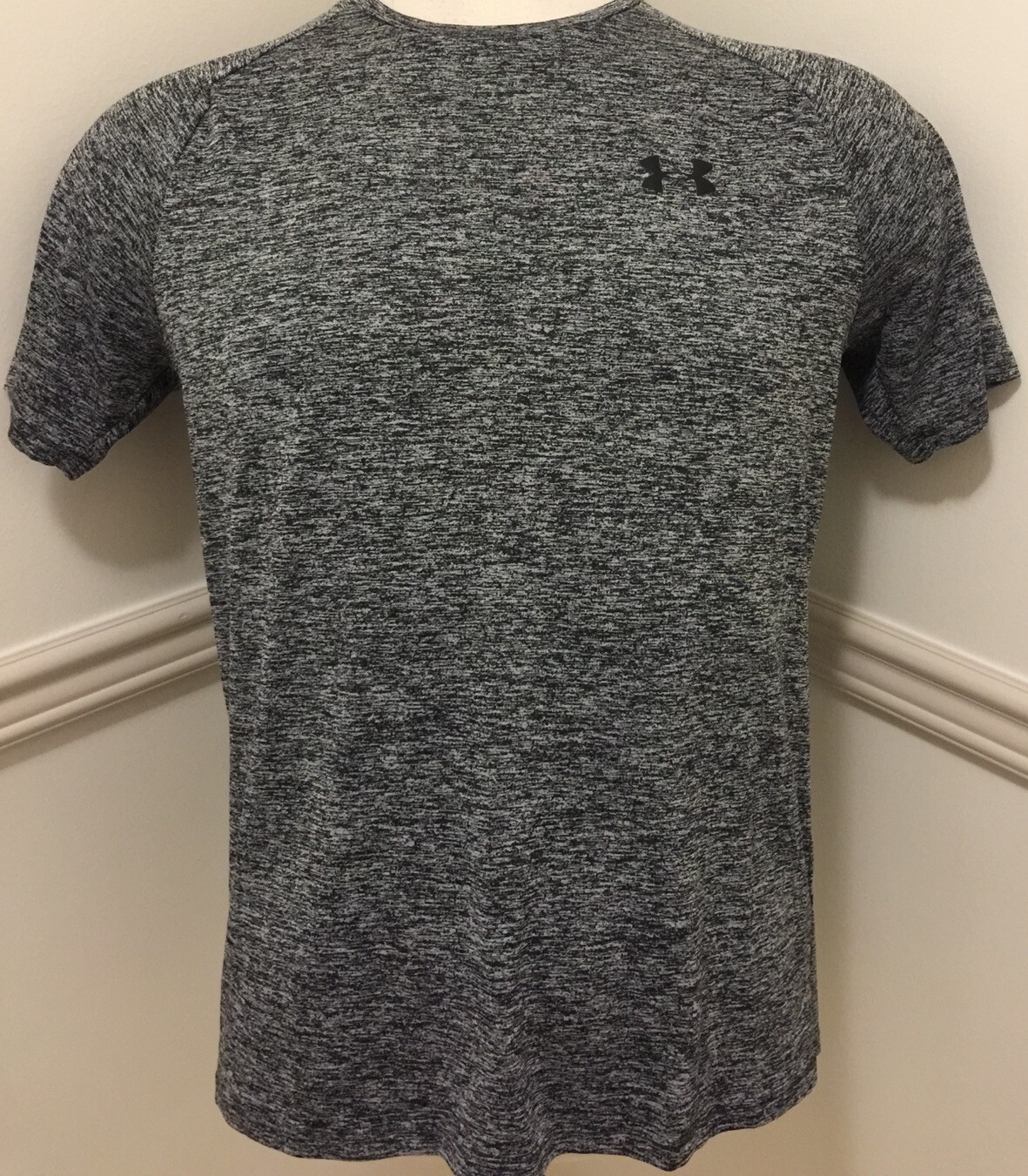 Under Armour Men Short Sleeve S/S 1326413 Black Gray The Tech Tee Medium M gallery