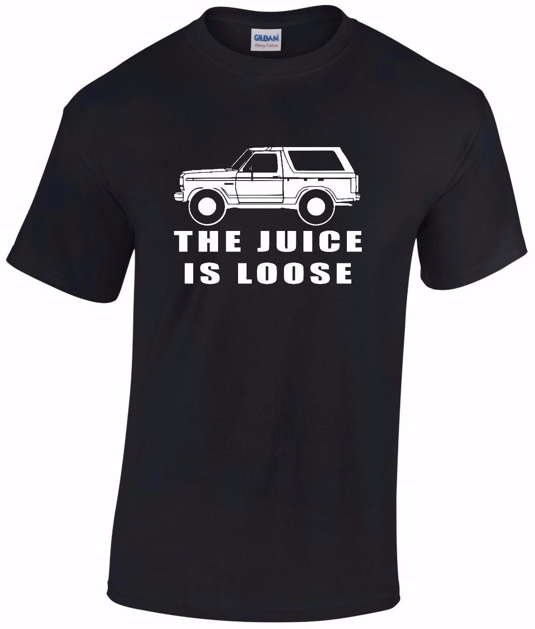 OJ Simpson White Bronco "The Juice is Loose" T-shirt Tee A T shirt gallery