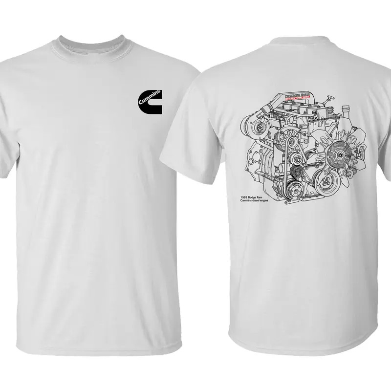 Cummins Engine Unisex T-shirt , Premium quality Organic 100% Cotton Mens Solid gallery