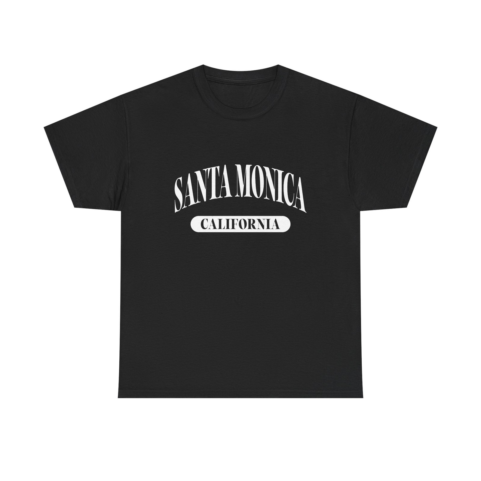 Santa Monica California vintage simple tee souvenir design