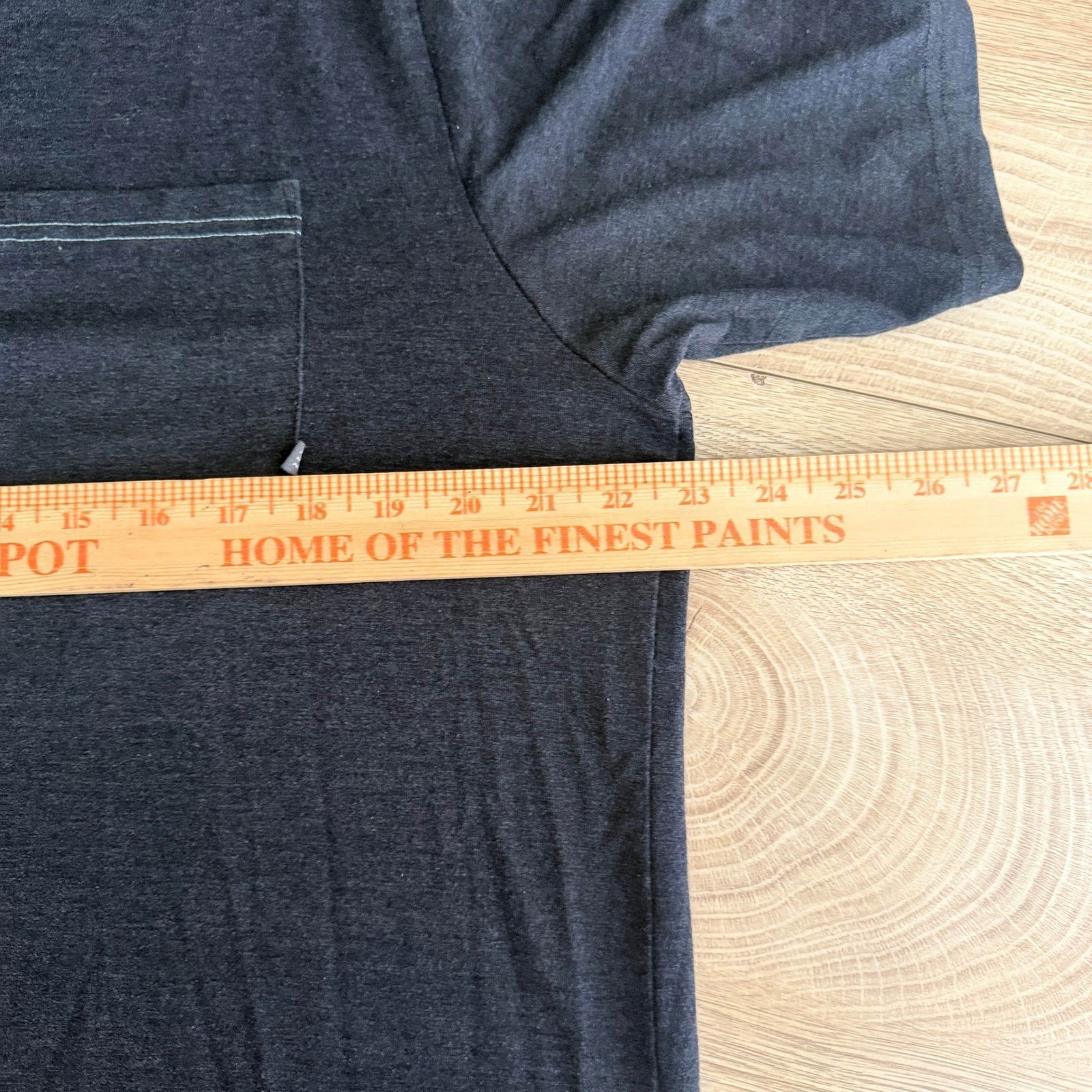 Free Fly Bamboo Pocket T-Shirt Mens L Charcoal Heather Gray Short Sleeve Tee gallery