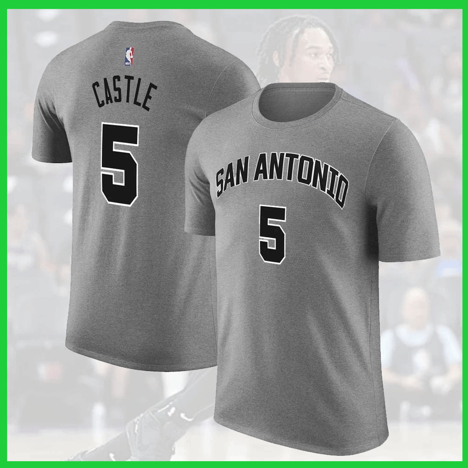 HOT NEW - Stephon #5 Castle San Ant0nio Team 2026 Player Name & Number S–3XL gallery