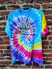 Nike Tie-Dye Skeleton Halloween Basketball Graphic Tee | Spooky M | Exploration