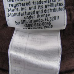 M&Ms Milk Chocolate Shirt Mens Medium Brown Candy Graphic Tee Logo 2009 Mars
