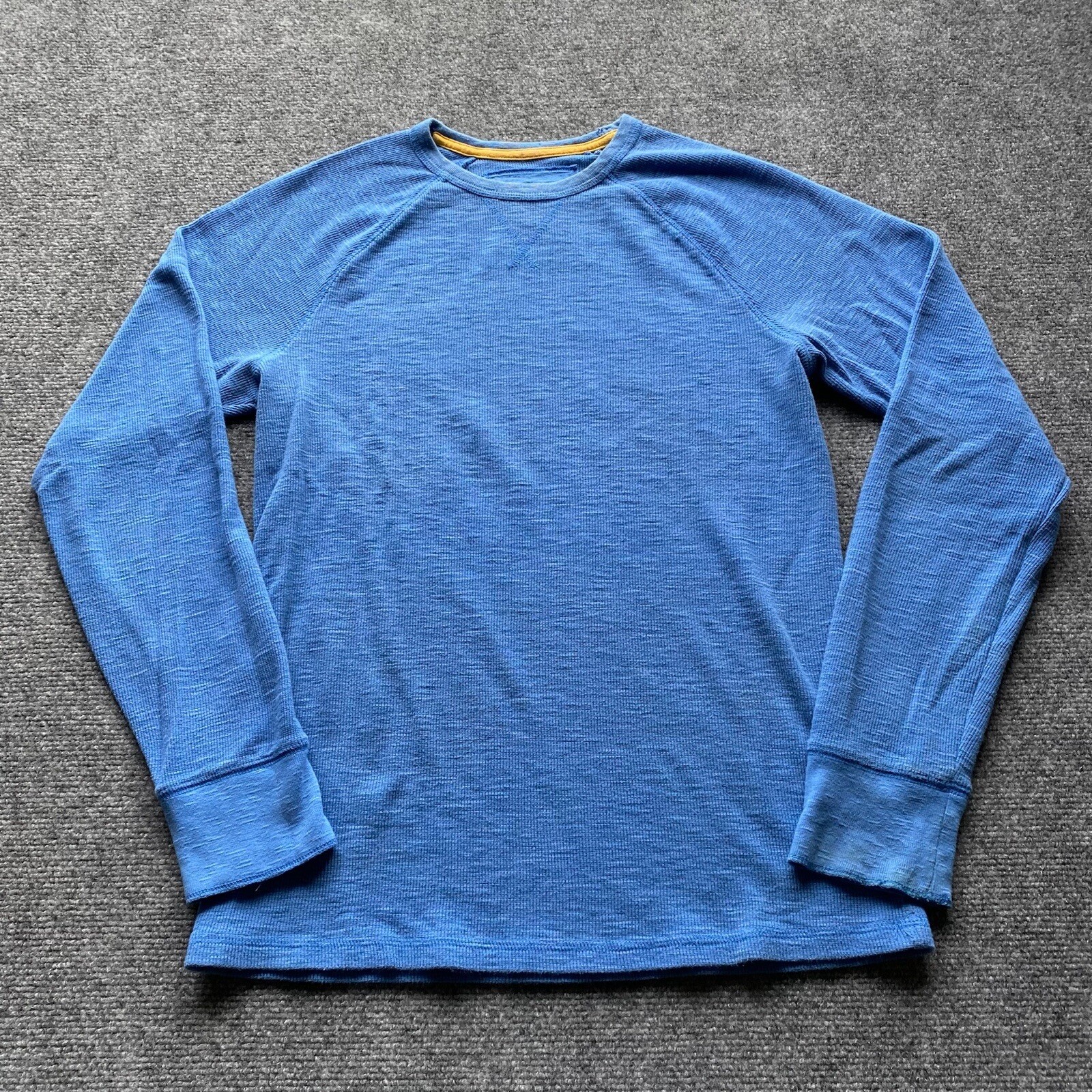 Urban Pipline Shirt Men Medium Blue Cotton Blend Long Sleeve Ribbed Cuff gallery