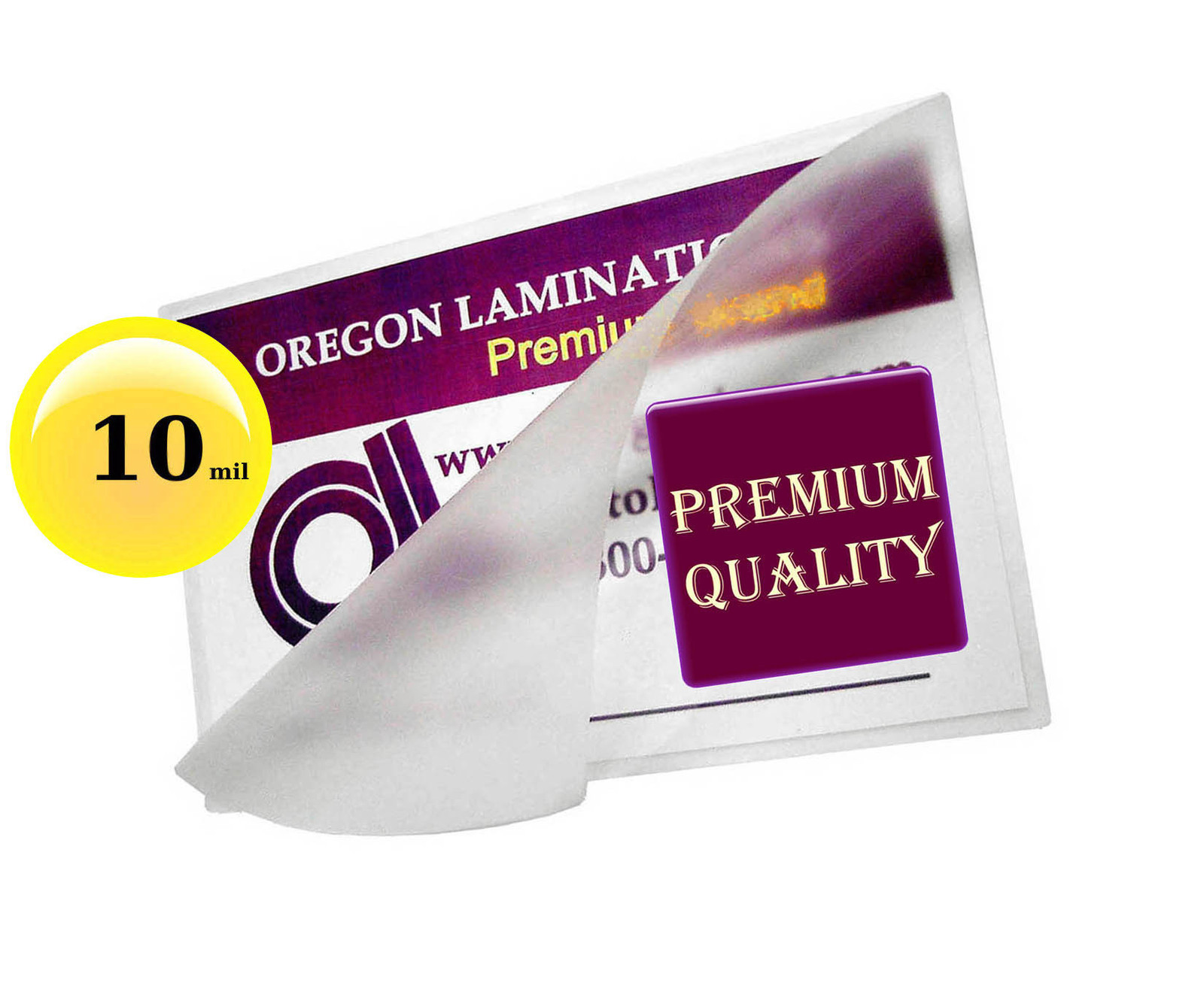 6 x 9 Hot 10 Mil Laminating Pouches [pack of 50] Clear Glossy 6×9 Half Page size