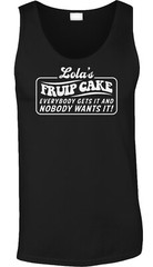 Lolas Fruip Cake Funny Fruit Joke Parody Christmas Holiday Humor Mens Tank