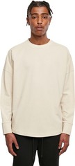 Build Your Brand Oversize cut on sleeve long sleeve – Round neck, Set-in sleeve
