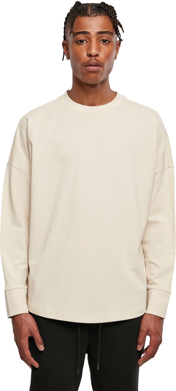 Build Your Brand Oversize cut on sleeve long sleeve - Round neck, Set-in sleeve gallery