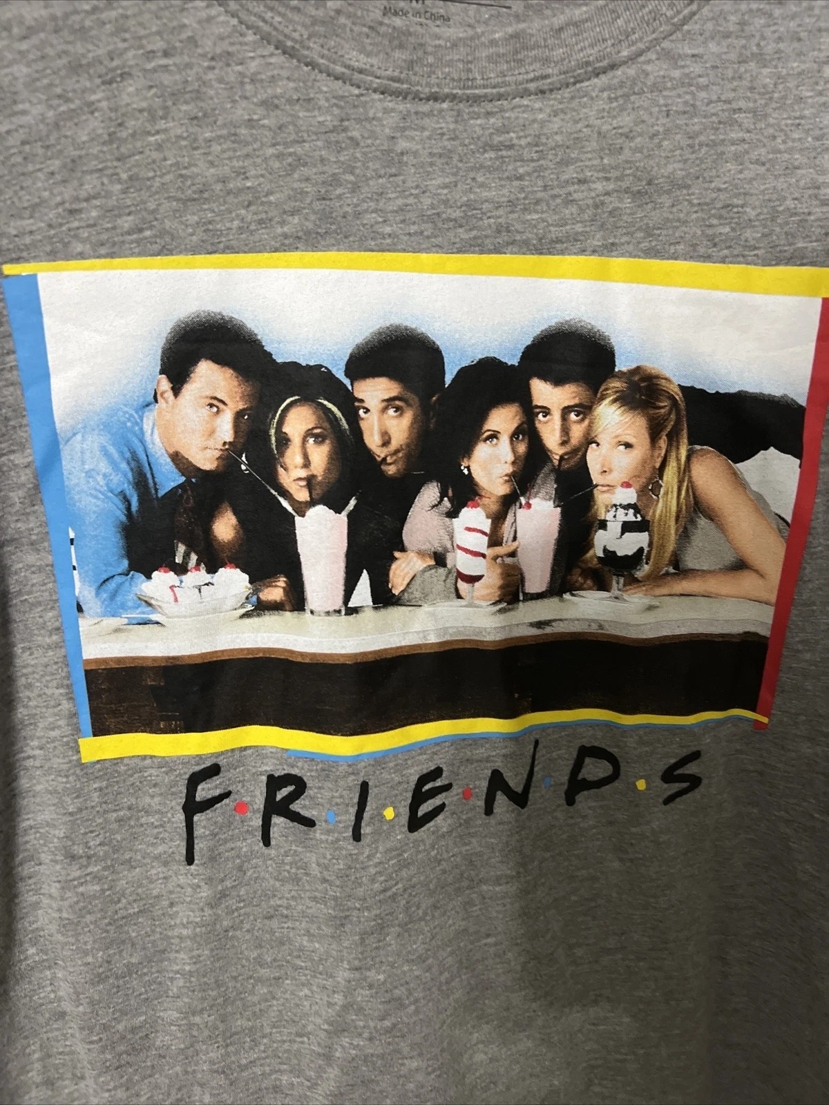 NWT - Official Friends TV Show Unisex Long Sleeve T-Shirt - Gray - All Sizes gallery
