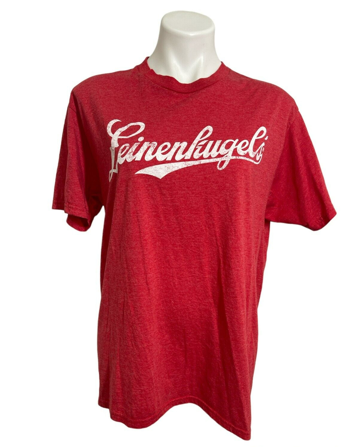 Leinenkugels Beer Classic Retro Logo Men’s Vintage Red Modern T-Shirt Size Large