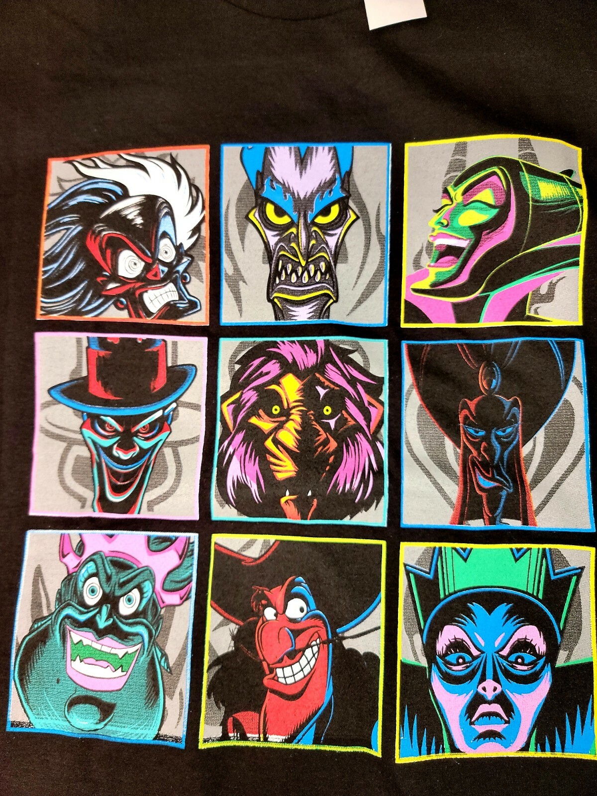 DISNEY VILLAINS SHIRT Mens 3XL XXXL BLACK NEW ANIMATION MENS CASUAL CRUELLA NWT gallery