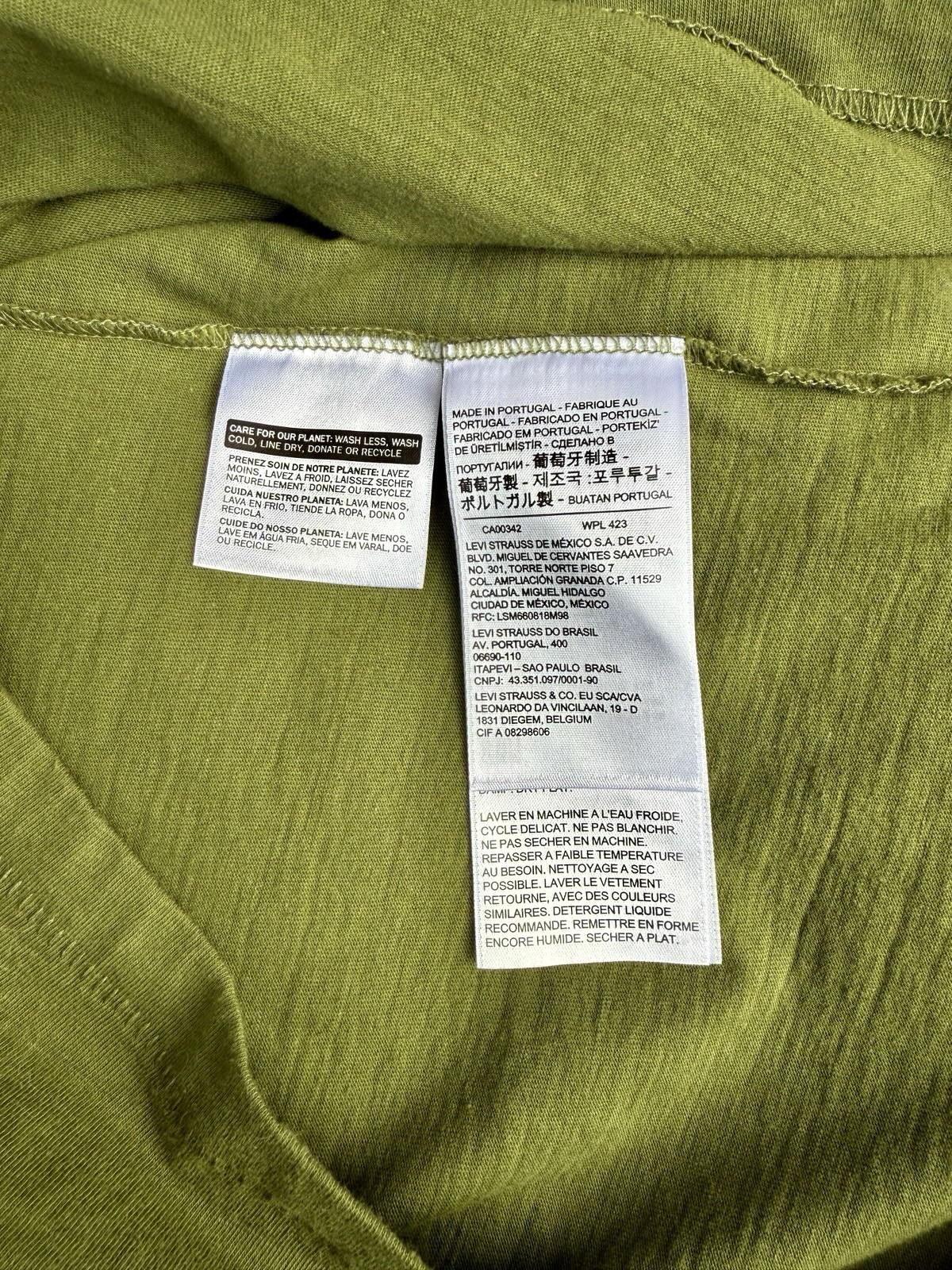 Levi’s Vintage Clothing Sportswear of CA Green Orange T-Shirt Sz S PORTUGAL gallery