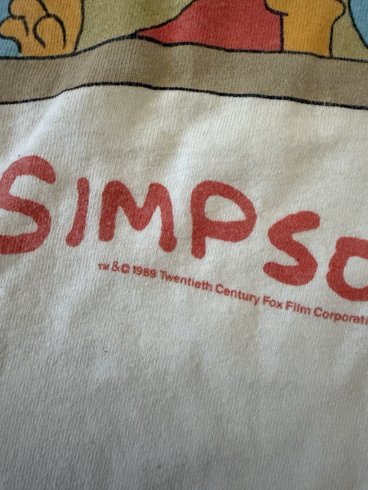 Vintage 90s The Simpsons Family Portrait T-Shirt Size Large White 1989 RARE XL gallery