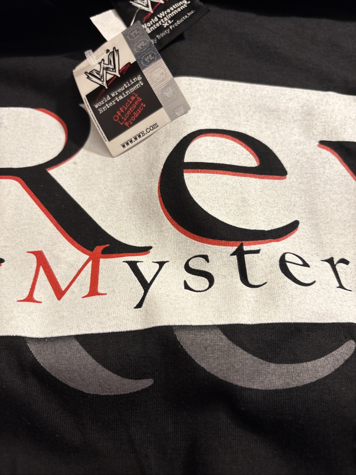 WWE Vintage Rey Mysterio Many Faces Shirt 2002 New With Tags Size XL gallery