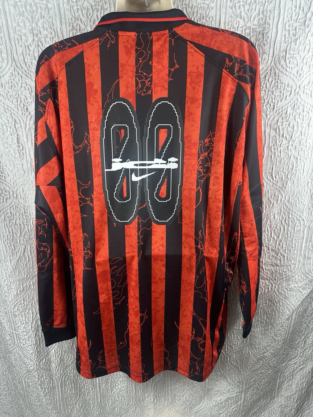 Nike INC Air Sportswear Men’s Size 2XL Red Long Sleeve Victory Jersey Shirt NWT gallery