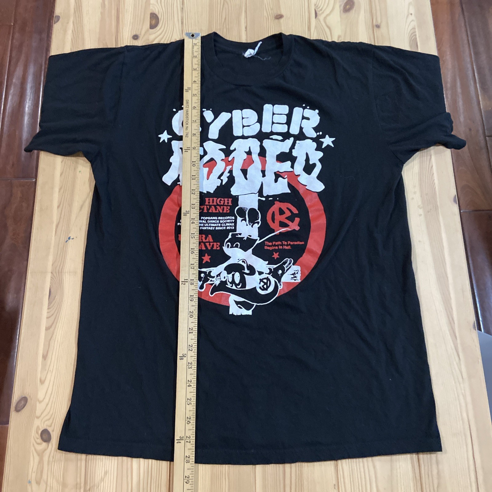 Cyber Rodeo Underground Rave EDM T Shirt Large gallery