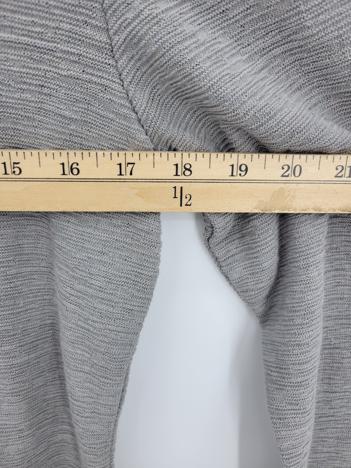 Carbon2Cobalt Shirt Mens XS Gray Crew Neck Long Sleeve Pullover Stretch Knit gallery