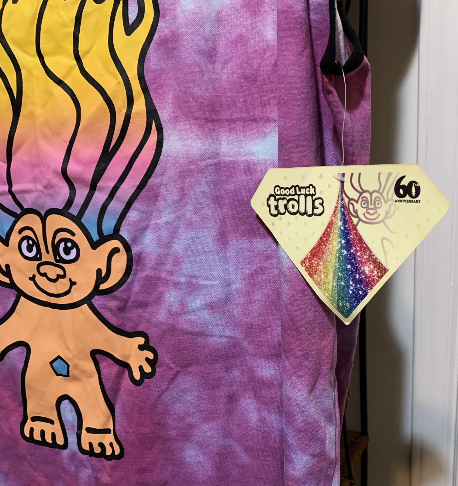 T-Shirt 2XL Original Tag Tie Dyed Tank Top "Lucky Trolls" 60th Anniversary Shirt gallery