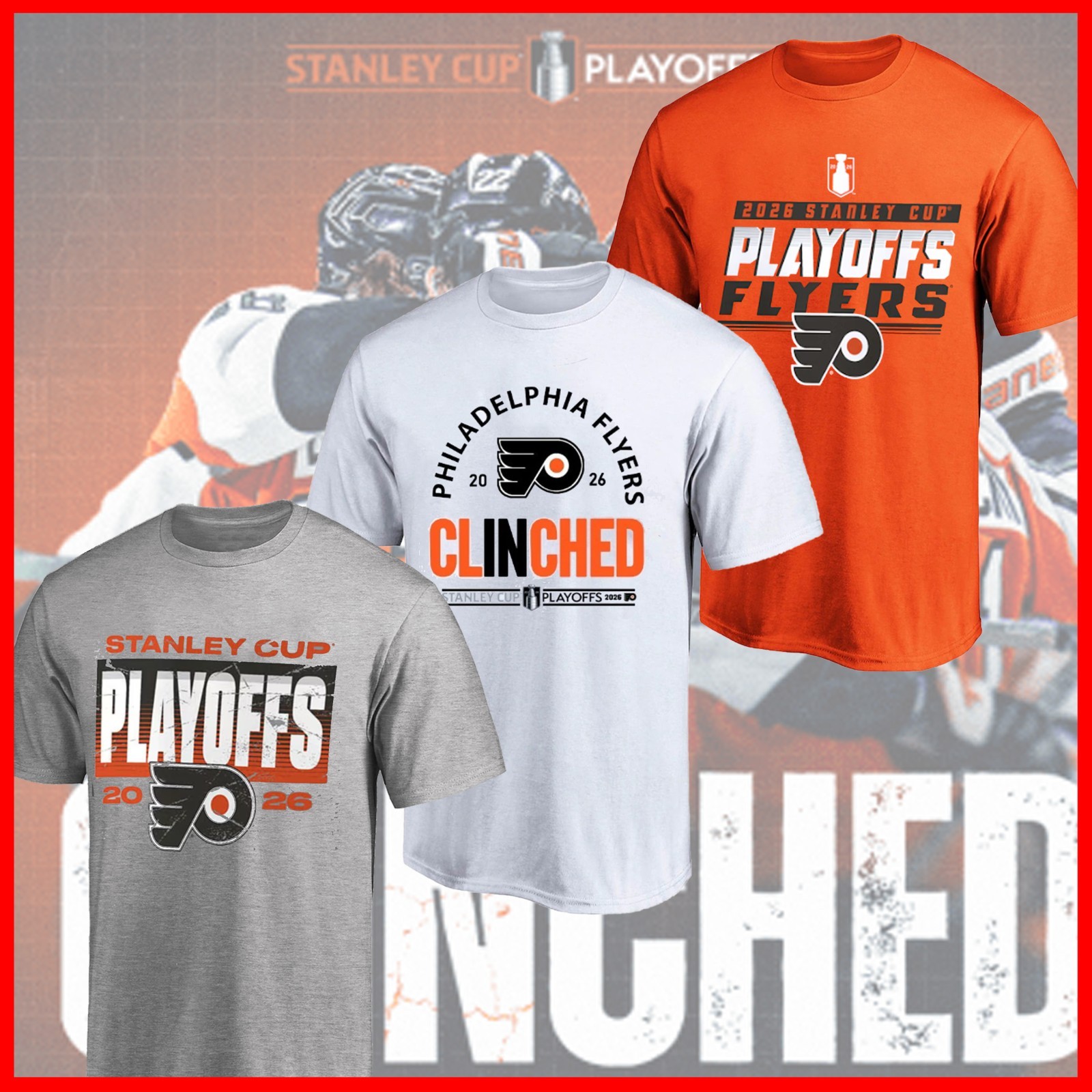 ✅ HOT Philadelphia Flyers 2026 Stanley Cup Playoffs Shirt All Size