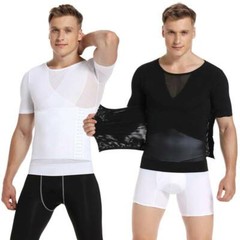 Men Slimming Body Shaper Vest Abs Abdomen Compression Shirts Fitness Tank Tops