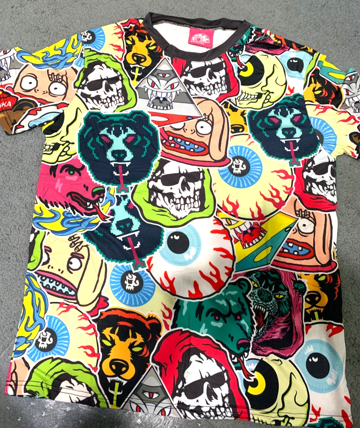 Memorial Weekend Sale - MISHKA Sticker Collage shirt Brand New size XL gallery