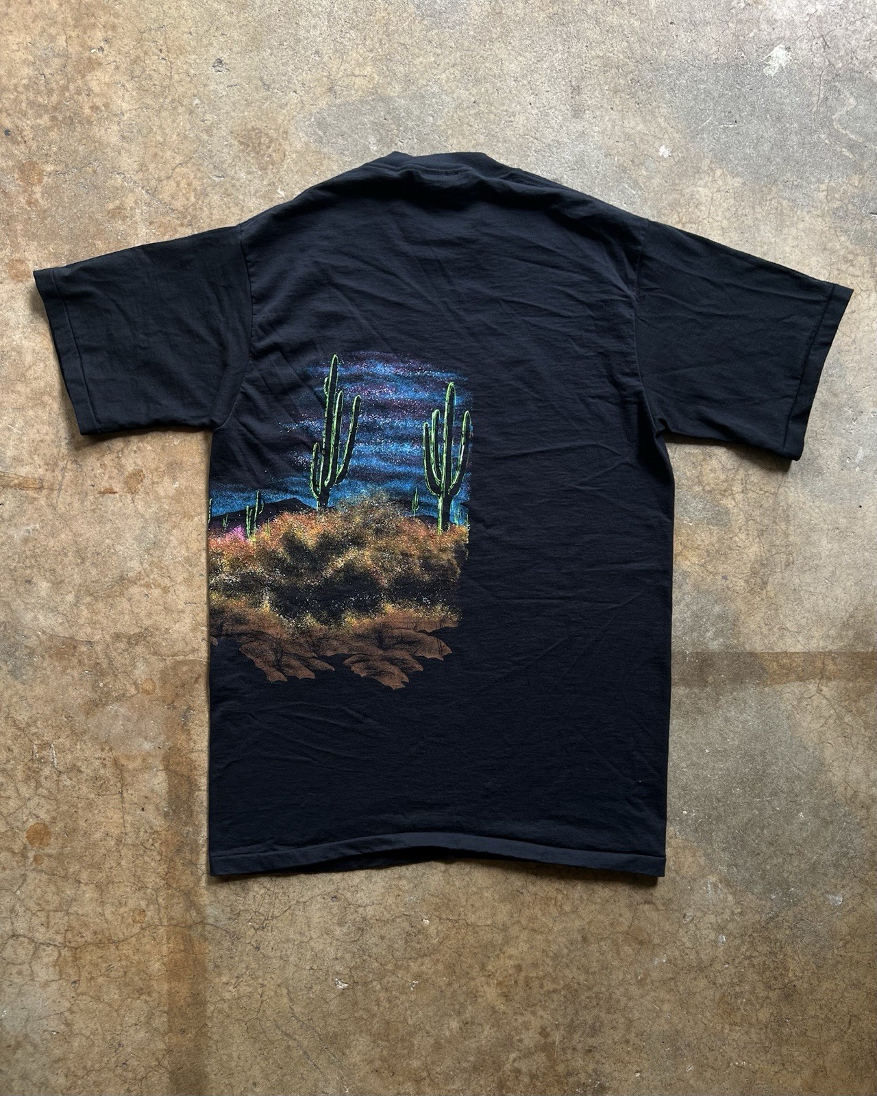 Vintage 90s Hazelwood Horse Wraparound Nature T Shirt X Adult XL Colorful Art gallery