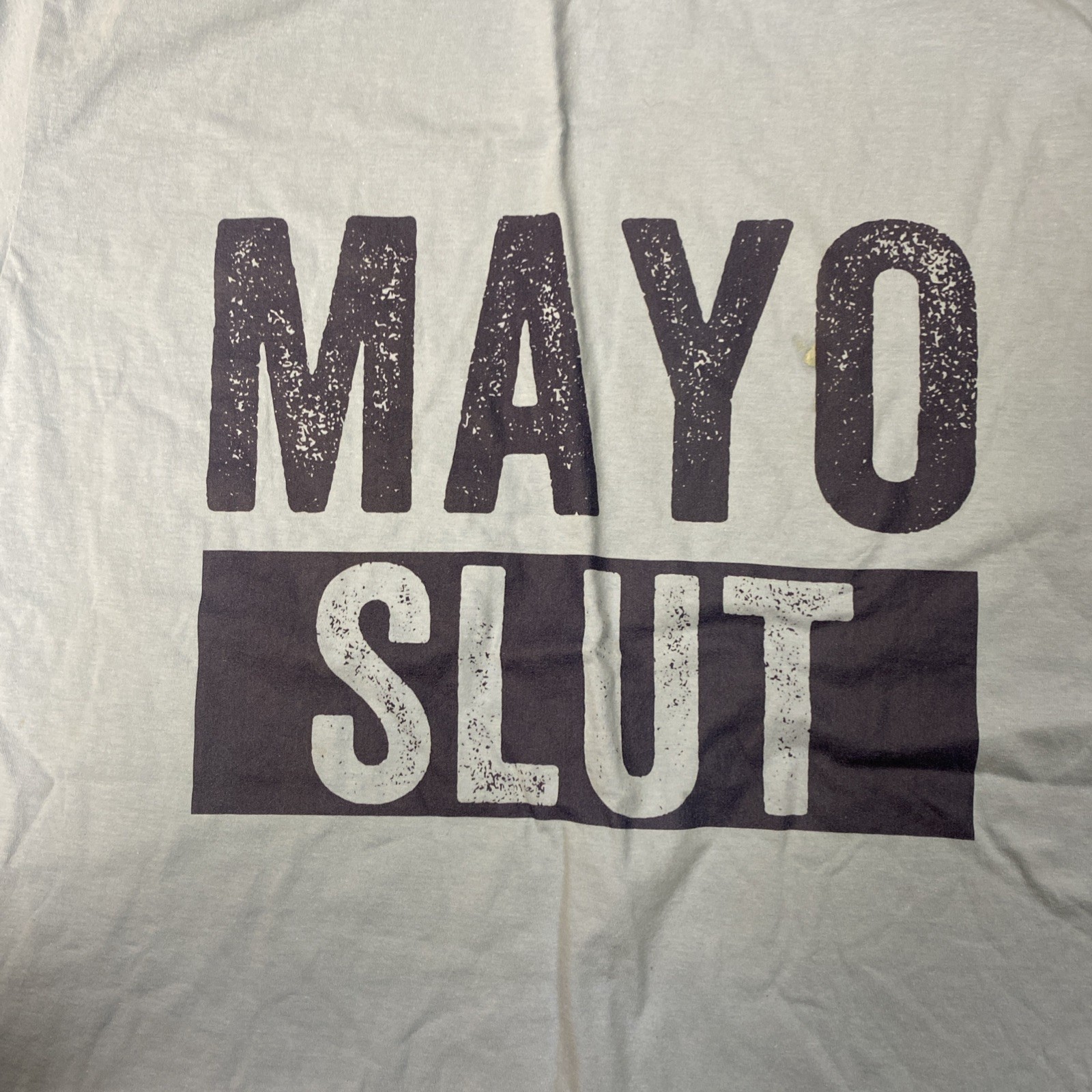 Mayo Slut - Funny Tshirt New Large gallery