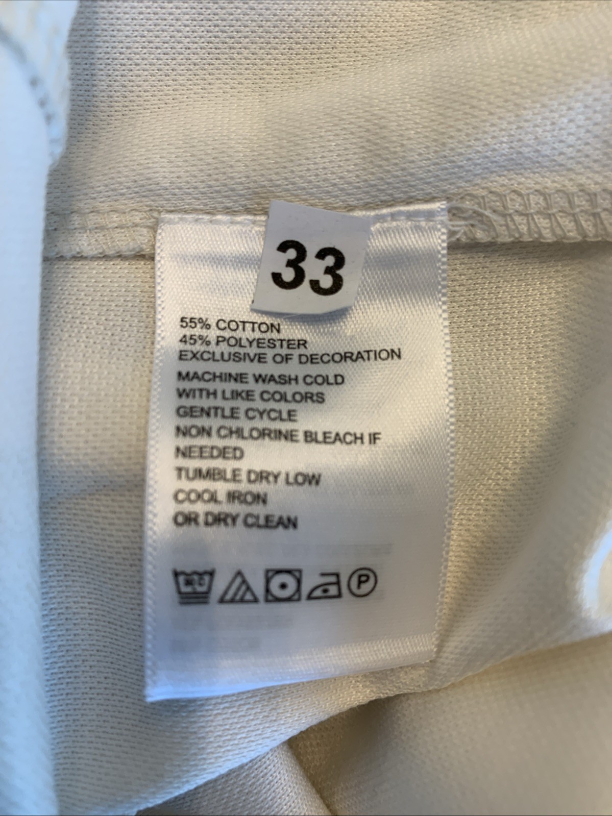 Tommy Bahama SZ L Mens SS Tshirt Coconut Cream Performance Poly Cotton NWT $64.5 gallery