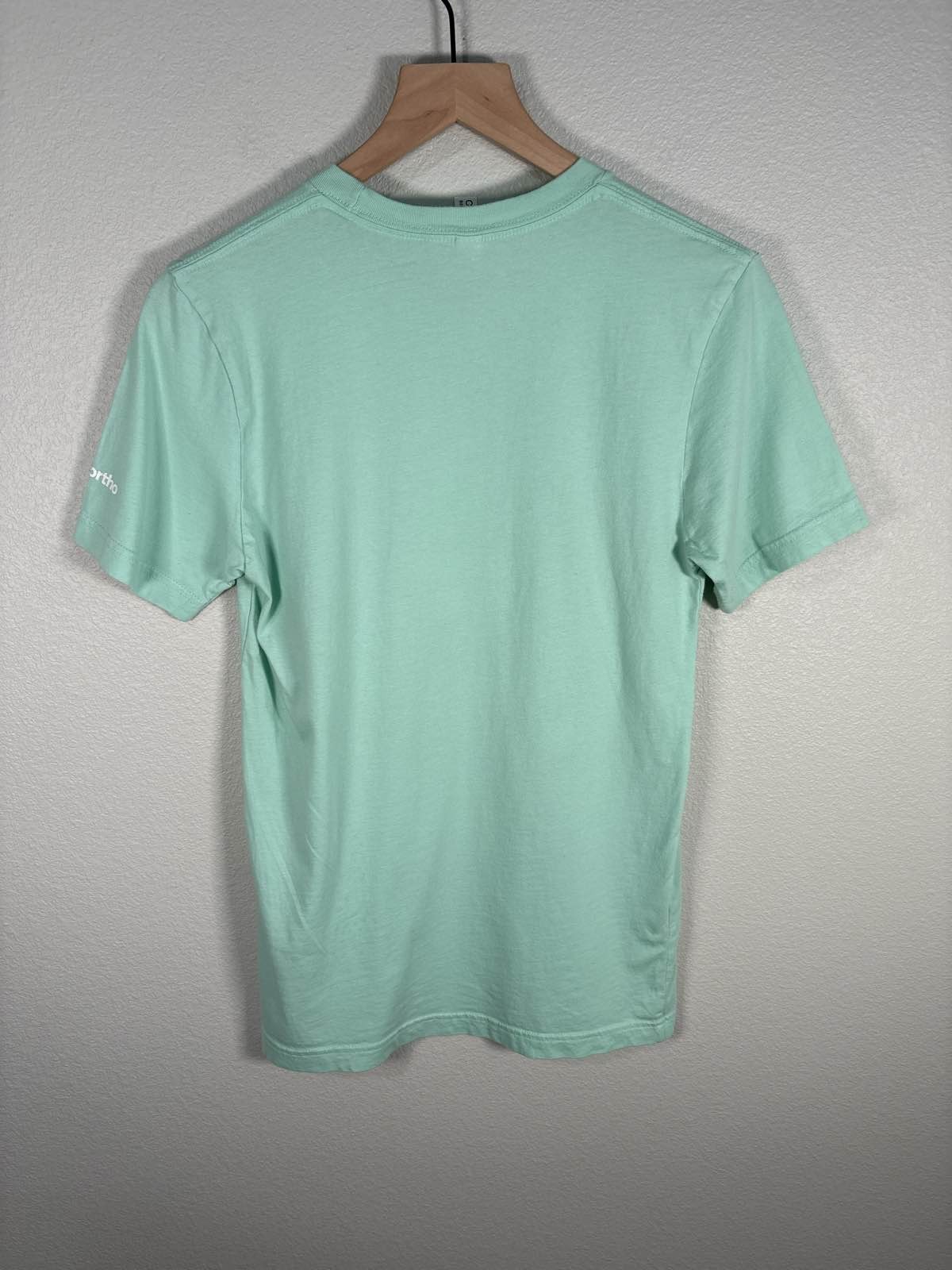 We Ortho Unisex S Turquoise Cotton Crewneck T-Shirt gallery