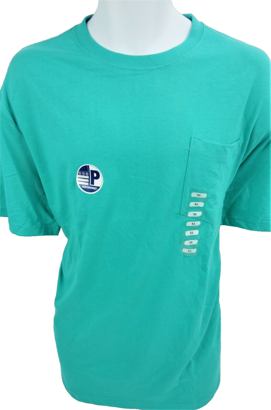 XL Abyss Green Pocket T Tee Shirt Moisture Wicking Easy Care Performance gallery