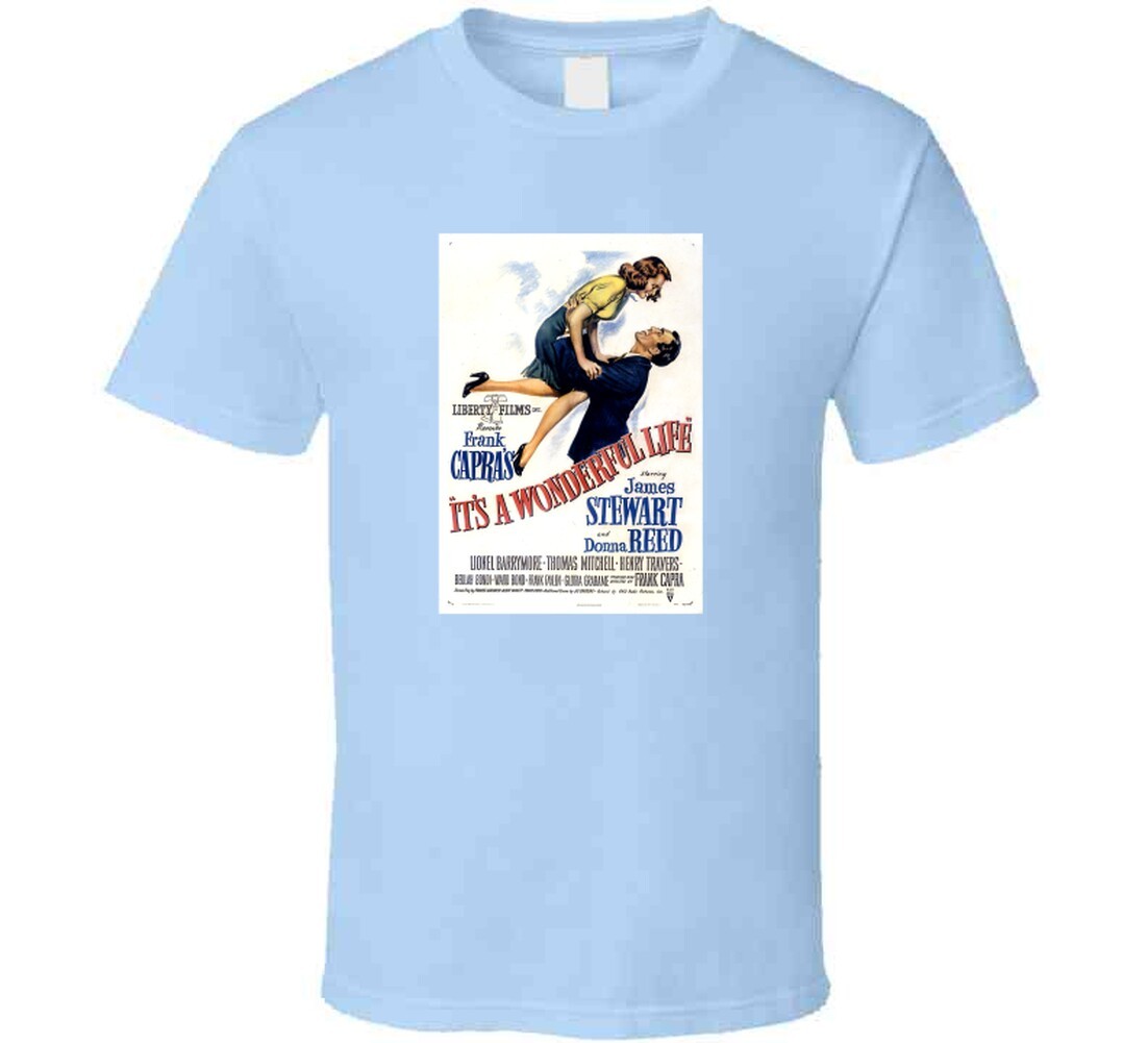 It's A Wonderful Life Tee Classic Holiday Christmas Movie T Shirt gallery