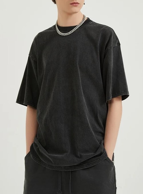 100% Cotton Washed Plain Oversized T-Shirts - Comfort and Style Combined! gallery