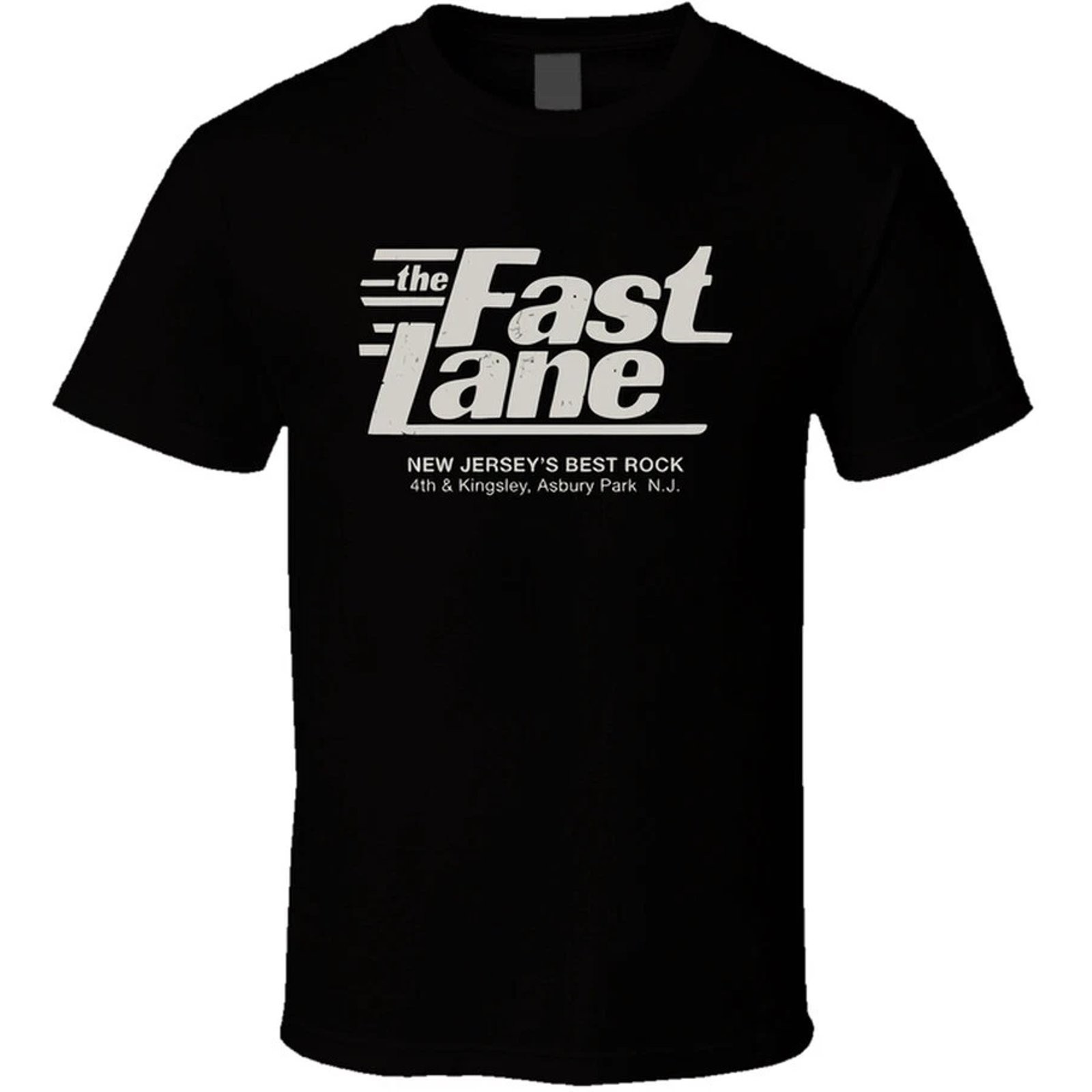 Vintage Asbury Park Fast Lane Graphic Tee Unisex Cotton T-Shirt gallery