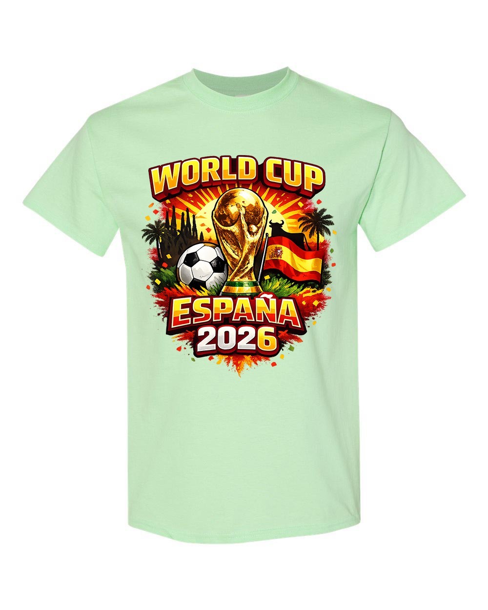 Spain Soccer 2026 World Cup Style Unisex T-Shirt German Fan Shirt Football gallery