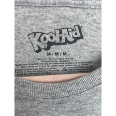 Kool-Aid Man Oh Yeah Graphic Tee Shirt Heather Gray Mens Medium Retro Mascot