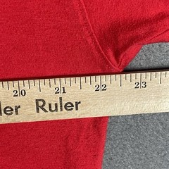 Scarlet Champion Classic Graphic Tee Large Mens Red Back Spellout Red White Blue