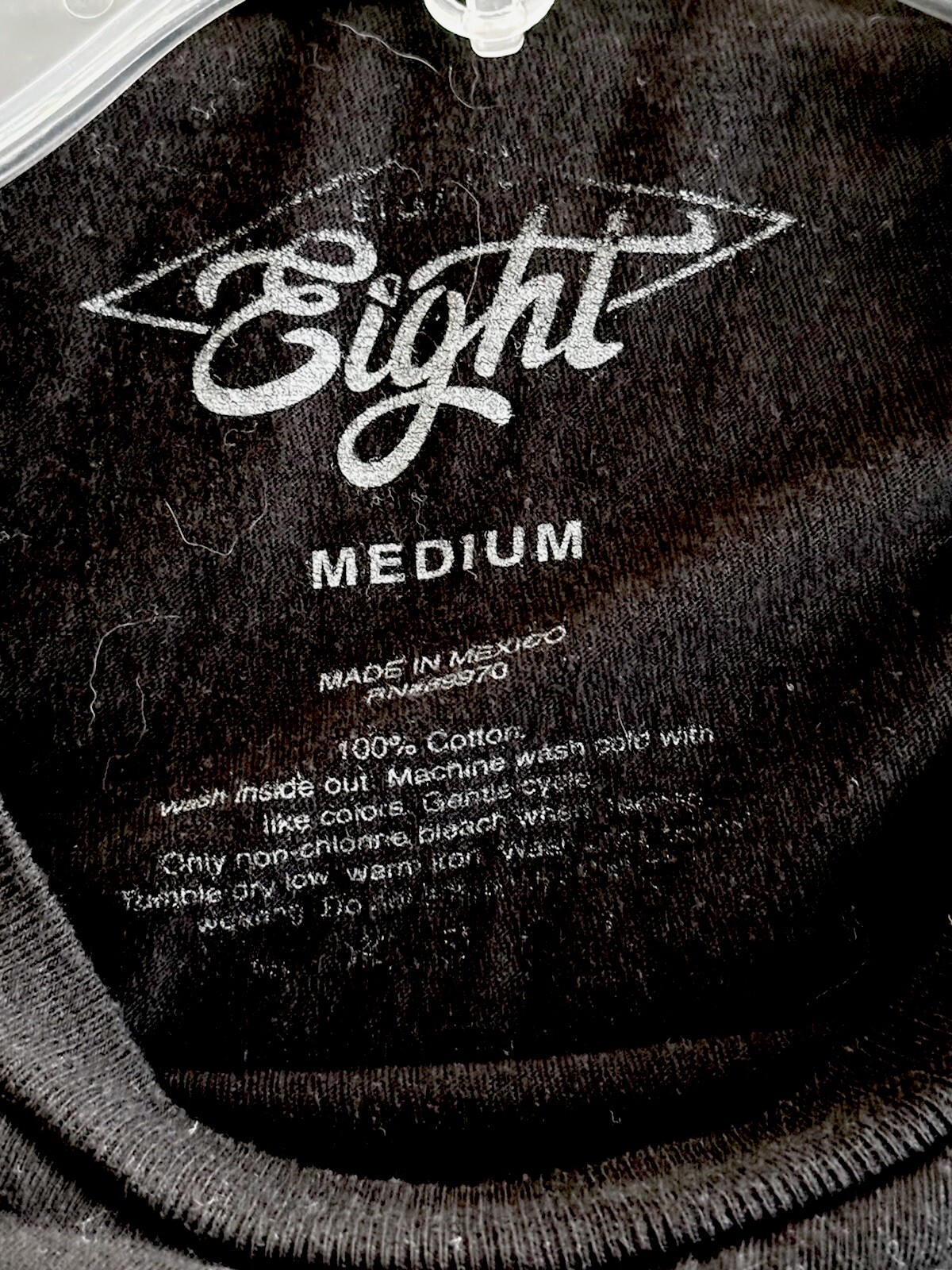 Medium NASA Embroidered Astronaut T Shirt, Black Eighty Eight Brand gallery