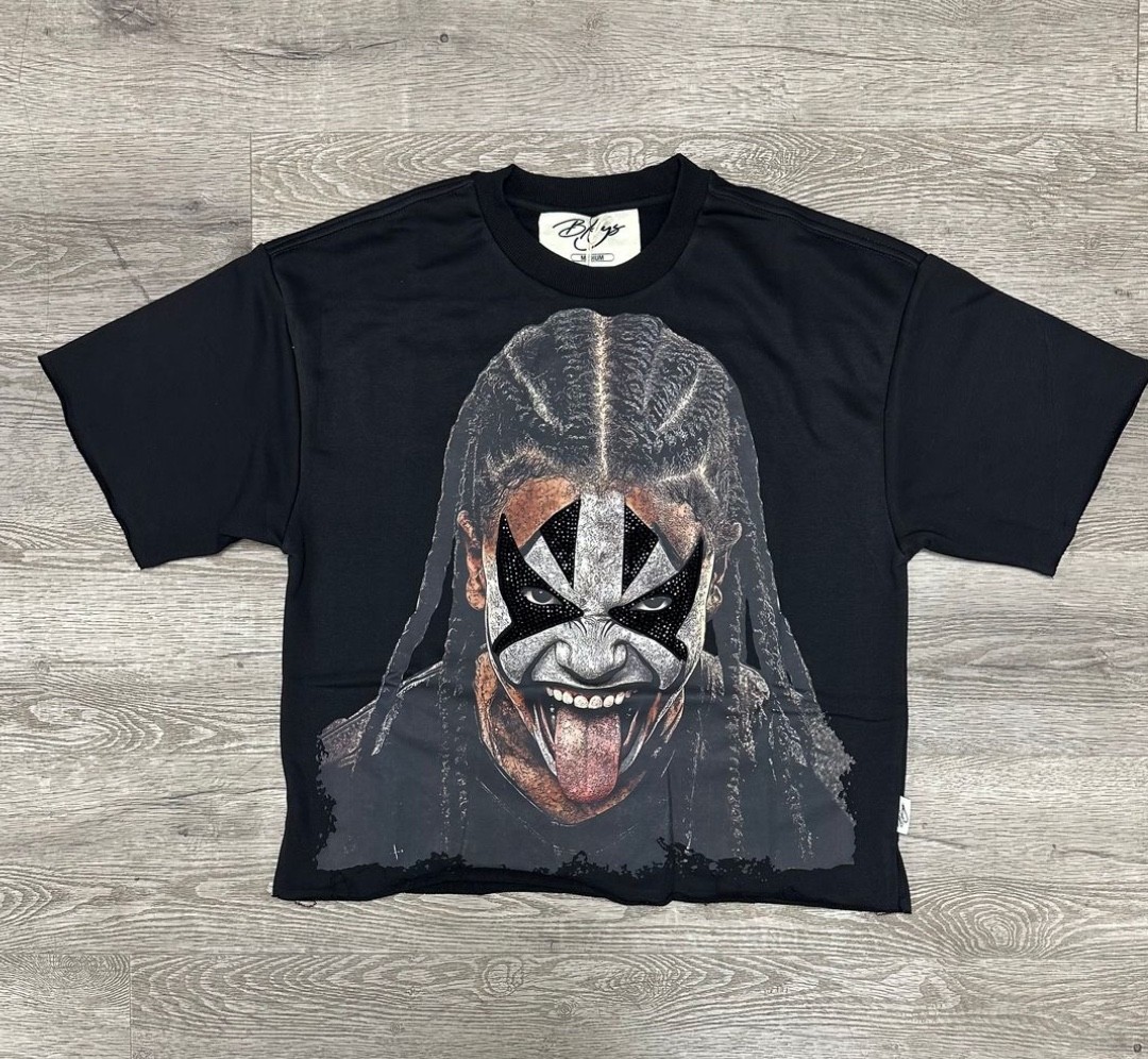 NEW BKYS cropped tee highway to hell T1531