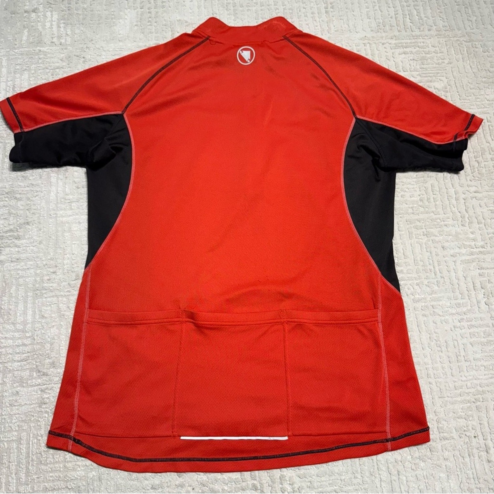 Endura Short sleeve Cycling Jersey Red and Black Men’s Large gallery